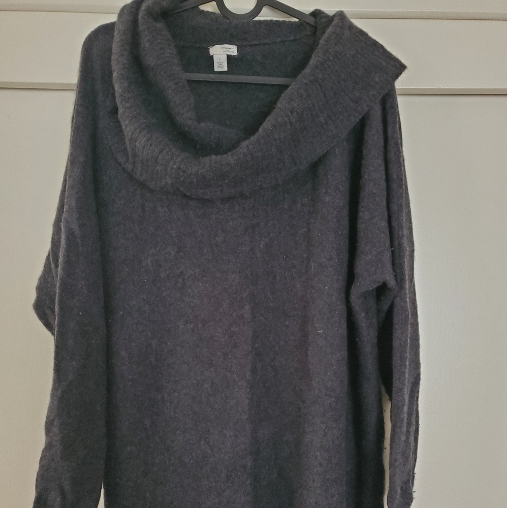 Nordstrom Halogen cashmere cowl neck sweater tunic